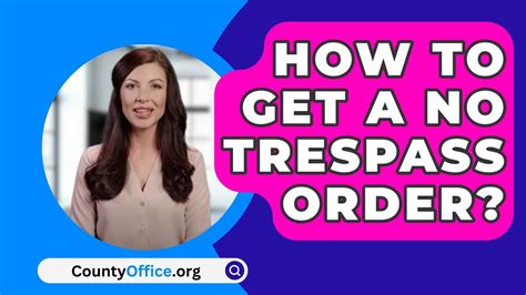 how to get a no trespass order in missouri